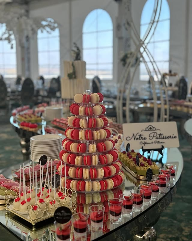 Candy bar Notre Patisserie pentru eveniment - exemplul 2