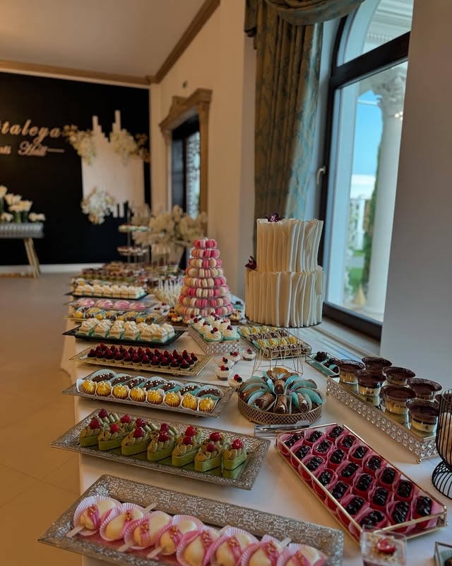 Candy bar Notre Patisserie pentru eveniment - exemplul 3